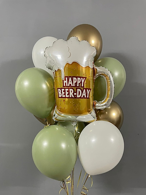 Облако шаров Счастливого дня пива