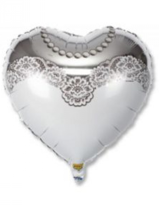 Шар сердце Невеста 46 см