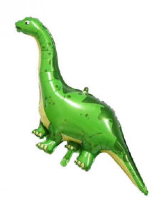 Шар Динозавр Диплодок зелёный 130 см