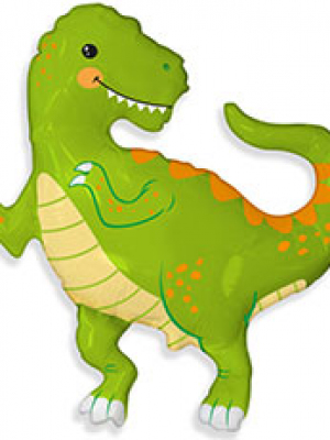 Фольгированный шар Динозавр зеленый 84 см