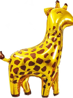 Шар фигура Жираф золотой 117 см