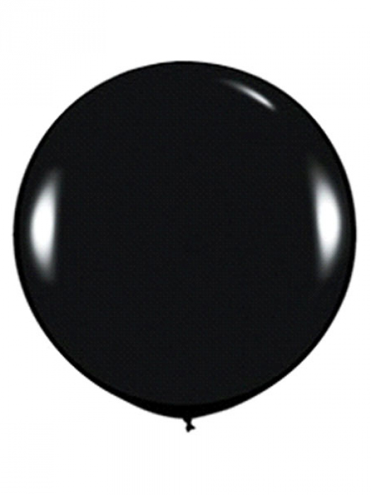 Шар гигант черный пастель 91 см
