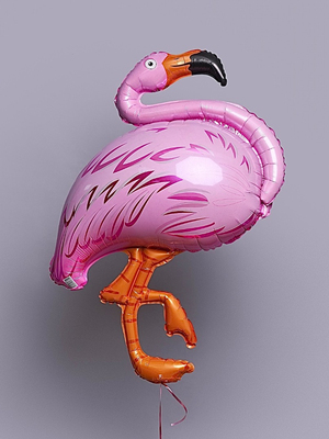 Фольгированный шар фигура Фламинго 122 см