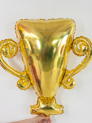 Фольгированный шар фигура Кубок чемпиона золотой 91 см