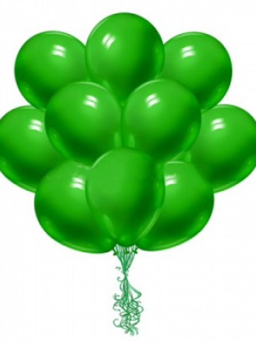 Облако шаров Зелёный пастель 30 см