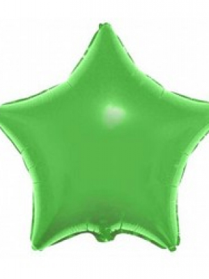 Фольгированный шар звезда Лайм 46 см