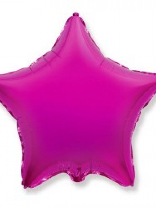 Фольгированный шар звезда Пурпурная 46 см