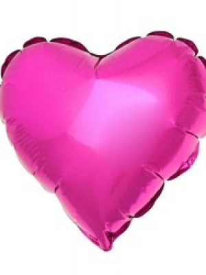 Фольгированный шар сердце Пурпурный 46 см